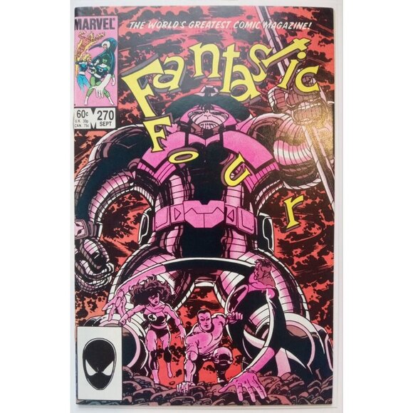 Marvel #270 Fantastic Four High Grade Comic Book Bagged and Boarded Condition - Picture 2 of 3